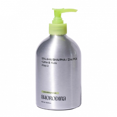 Гель для душа с кислотами и цинком Smorodina